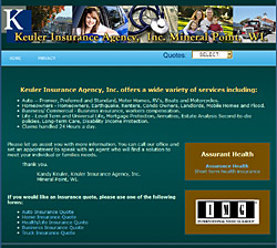 Keuler Insurance Agency Website - click to view