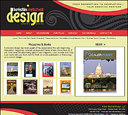 Kristin Mitchell Design Website - click to view
